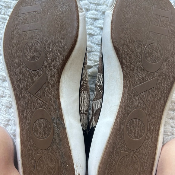 Coach 7.5 Signature C Zorra sneakers with cheetah trim. Really good shape. - Picture 10 of 12